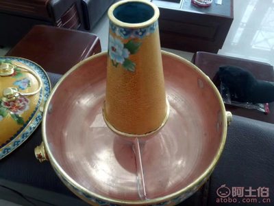 【直徑30cm景泰藍(lán)電磁火鍋】批發(fā)定制廠家——淶水縣德豐火鍋廠產(chǎn)品解析